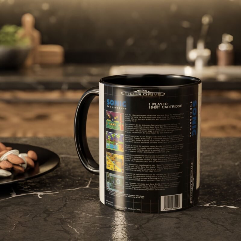 Mug Sonic The Hedgehog – SEGA Mega Drive | Pixel Mugz
