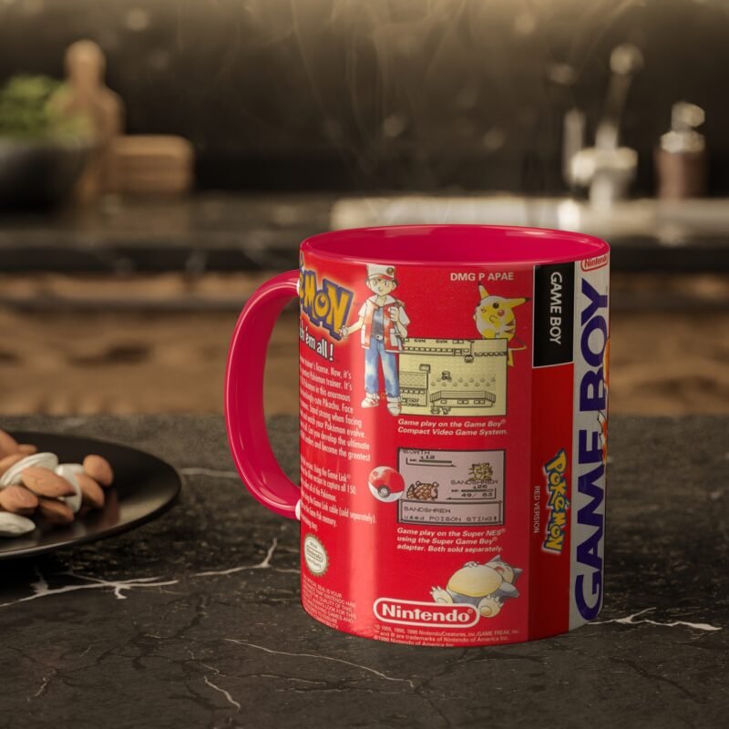 Mug Pokémon Rouge | Pixel Mugz